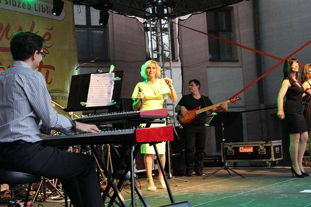 Koncert Heleny Vondráčkové v Liblíně.