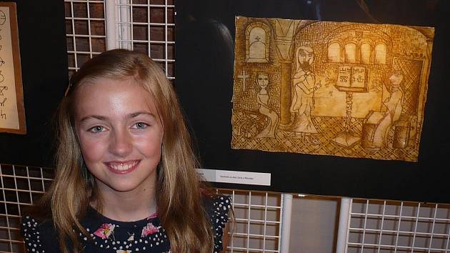 Dvanáctiletá Anna Šťáhlavská ze ZUŠ Rokycany obsadila druhé místo ve výtvarné soutěži Cestou dvou bratří.