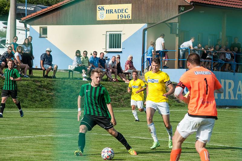 Domažlice - Rokycany (v zeleném) 2:2.