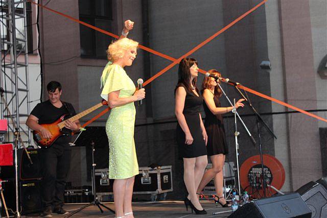 Koncert Heleny Vondráčkové v Liblíně.