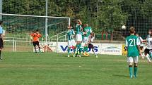 První ligový zápas starších žáků FC Rokycany U15. 