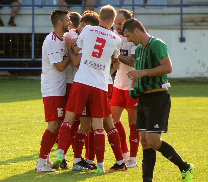 4. kolo divize A: SK Klatovy 1898 - FC Rokycany 2:0.