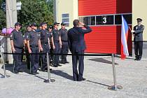 Slavnostní otevření nové hasičské zbrojnice ve Zvíkovci