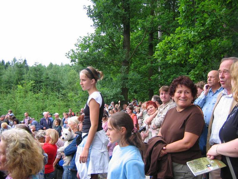 Lidí přišlo hodně. Dokazuje to i tento snímek. Organizátoři jich napočítali hodně přes pět set.