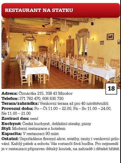 18. Restaurant Na Statku