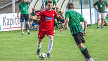 Z archivu Deníku: Fotbalisté FC Rokycany (na snímku fotbalisté v zelených dresech) vyzvou ve 2. kole MOL Cupu prvoligový Slovan Liberec.