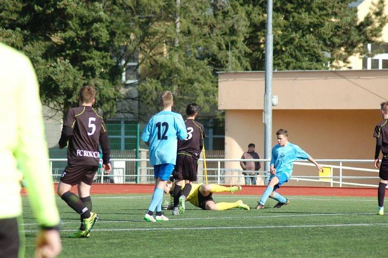 Fotbaloví starší žáci FC Rokycany válí v krajském přeboru.