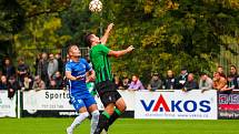 2. kolo MOL Cupu: FC Rokycany (zelení) - FC Slovan Liberec 1:5.