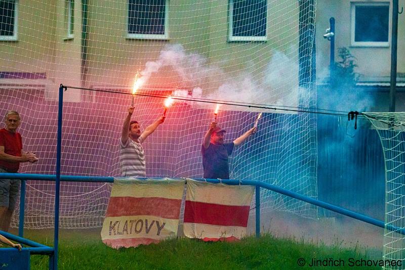 Sedmdesátá minuta znamenala obrat utkání. Nakonec si Mýto odváželo tříbrankový příděl.