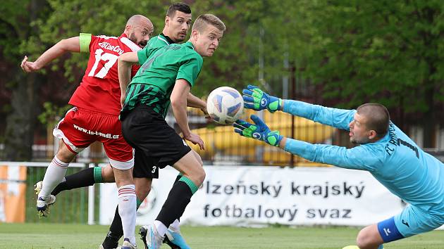 FORTUNA divize A (26. kolo): FC Rokycany - SK Petřín Plzeň 4:1.