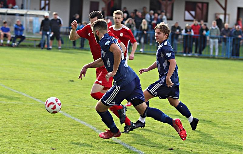 Vzájemný duel obou zástupců Rokycanska v krajském přeboru skončil 1:1.