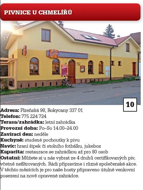 Pivnice U Chmelířů