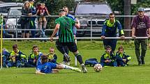 2. kolo MOL Cupu: FC Rokycany (zelení) - FC Slovan Liberec 1:5.