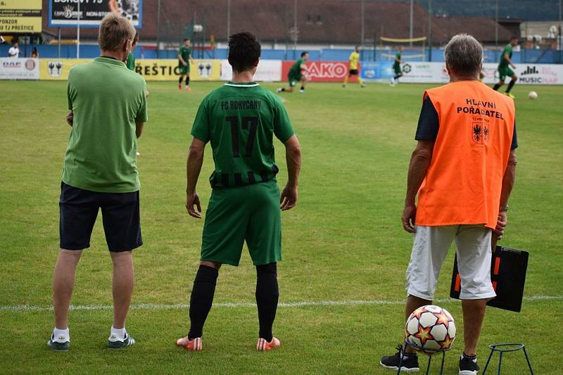 FK Robstav Přeštice vs. FC Rokycany 1:1.