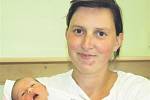 Tereza JONÁKOVÁ ze Lhoty pod Radčem přišla na svět 16. října v půl jedenácté dopoledne.  Terezka vážila při narození 2720 gramů.