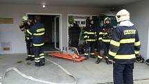 Zbirožští hasiči cvičili na Švabíně