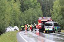 Tragická nehoda na silnici mezi Rokycany a Šťáhlavy