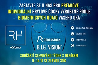 Potřebujete lépe vidět? RH Oční optika v Žižkově ulici je tu pro Vás!!! -  Doporučujeme Deník