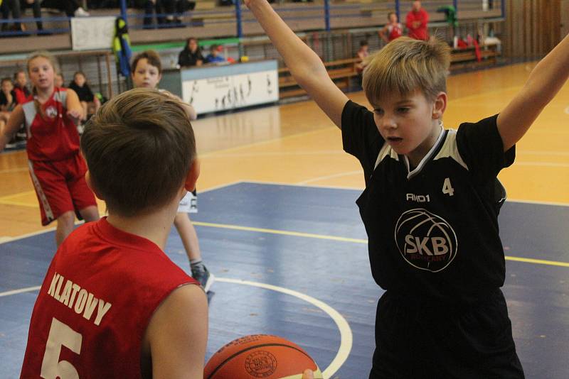 Mladí basketbalisté Rokycan porazili v přeboru U11 dvakrát Klatovy.