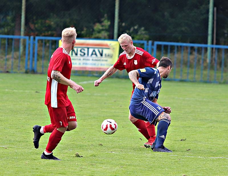 Vzájemný duel obou zástupců Rokycanska v krajském přeboru skončil 1:1.