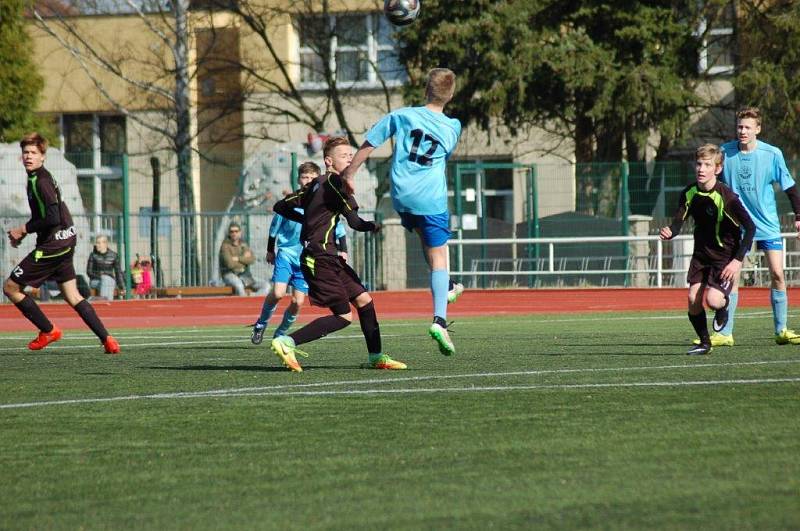 Fotbaloví starší žáci FC Rokycany válí v krajském přeboru.