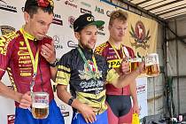 Premianti 17. ročníku Tour de Brdy (zleva) Michal Dvořák, Petr Fiala a Richard Habermann.