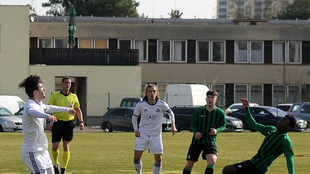 FC Rokycany (zelenočerné dresy), archivní snímek.