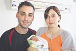 Filip ŠVEHLA ze Zbiroha se narodil 15. září v porodnici v Hořovicích. Prvorozený syn manželů Elišky a Milana přišel na svět s mírami 3290 gramů a 52 cm. 