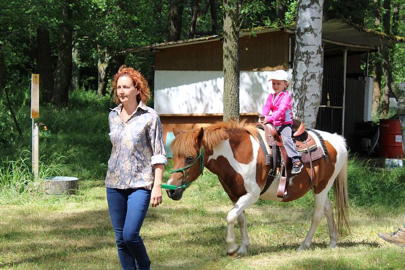 Pohádkové bytosti byly k vidění v kempu Veselý Habr u Volduch. Stovky návštěvníků tak přispěly na léčbu Tobiasovi.