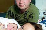 AMÁLIE KRÁLOVÁ Dne 3. října v 18.31 hodin se ve Fakultní nemocnici na Lochotíně mamince Štěpánce Bartošové a tatínkovi Štěpánu Králi z Vitinky narodila holčička Amálie Králová, která vážila 3 460 gramů a měřila a 51 cm. 