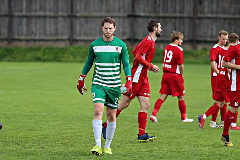 Vzájemný duel obou zástupců Rokycanska v krajském přeboru skončil 1:1.