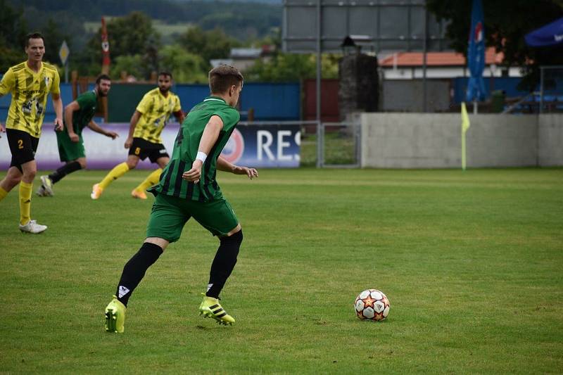 FK Robstav Přeštice vs. FC Rokycany 1:1.