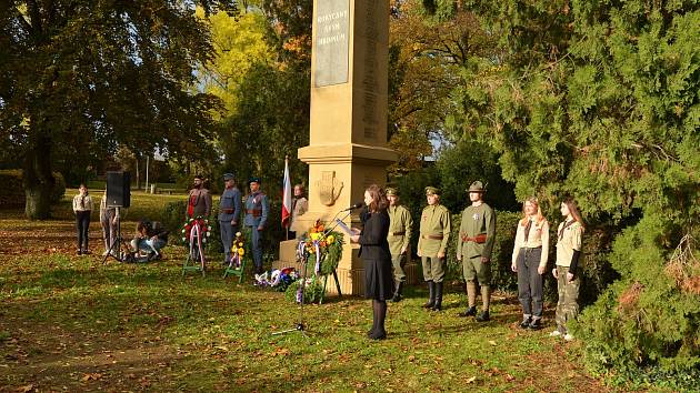V Rokycanech 28.října vzpomněli na oběti I. světové války.