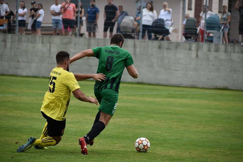 FK Robstav Přeštice vs. FC Rokycany 1:1.