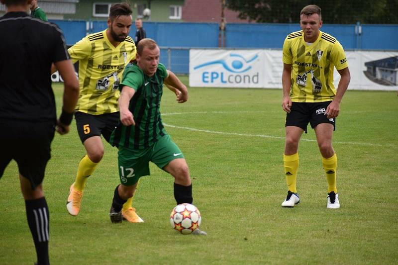 FK Robstav Přeštice vs. FC Rokycany 1:1.