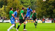 2. kolo MOL Cupu: FC Rokycany (zelení) - FC Slovan Liberec 1:5.