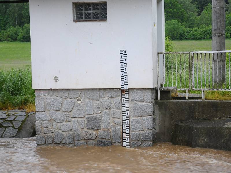 Vodoměr nad Hrádkem - Dlouhá louka