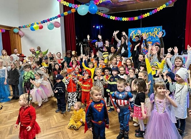 Dětský karneval v Ejpovicích 2023.