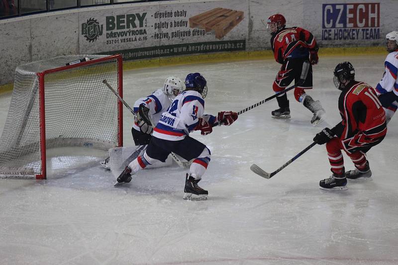 Dorostenci HC Rokycany  podlehli v nedělním utkání vrstevníkům Strakonic 4:6.