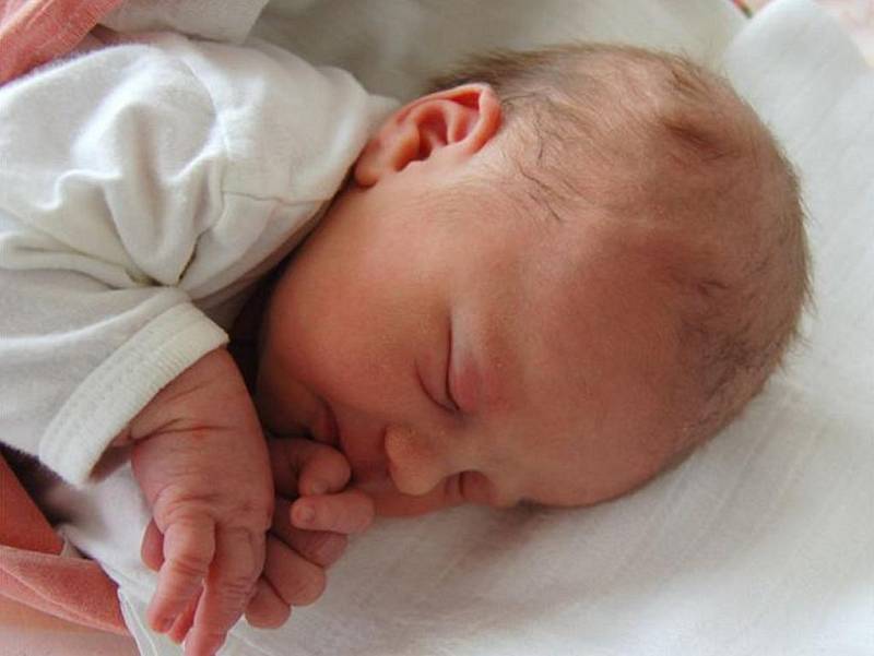Leontýna KRATOCHVÍLOVÁ z Plzně se narodila 4. dubna v 19 hodin a 52 minut. Také její rodiče, maminka Lucie a tatínek Pavel věděli dopředu, že jejich první dítě bude holčička. Leontýnka přišla na svět s mírami 2750 gramů a 45 cm. 