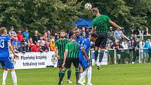 FC Rokycany (fotbalisté v zelených dresech), ilustrační snímek.