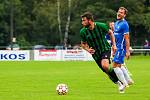 2. kolo MOL Cupu: FC Rokycany (zelení) - FC Slovan Liberec 1:5.