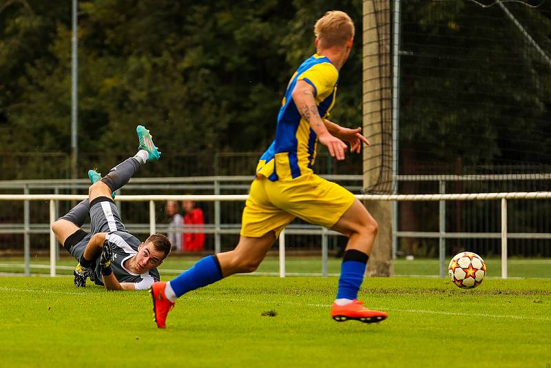 FC Rokycany (fotbalisté v zelenočerných dresech), ilustrační snímek.