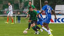 2. kolo MOL Cupu: FC Rokycany (zelení) - FC Slovan Liberec 1:5.