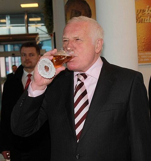 Václav Klaus v Budvaru.