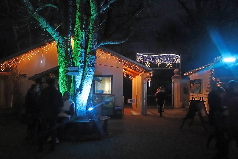 Vánoční zoo Ohrada v Hluboké nad Vltavou