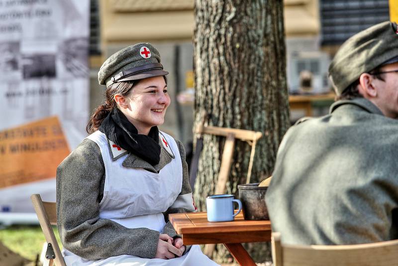 Ke stému výročí první světové války připravilo Jihočeské muzeum tématickou výstavu. Zahájena byla slavnostní vernisáží příznačně  na Den válečných veteránů.