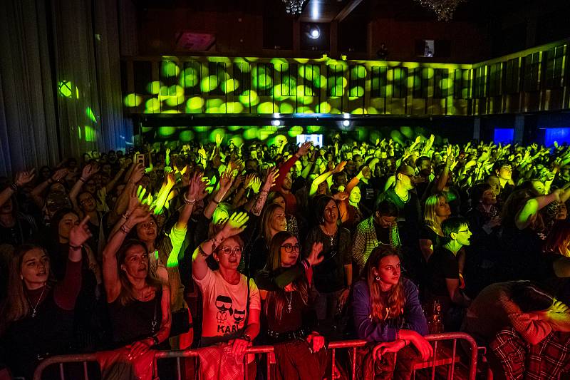 Koncert kapely Jelen v Českých Budějovicích.