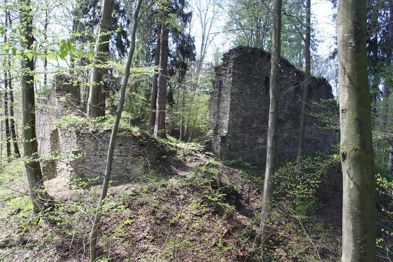 Karlův hrádek u Purkarce.