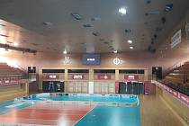 Sportovní hala v Českých Budějovicích má novou střechu